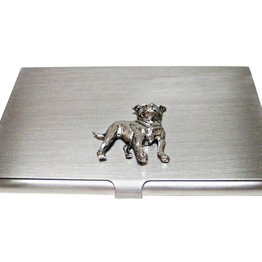 Staffordshire Bull Terrier Business Card Holder